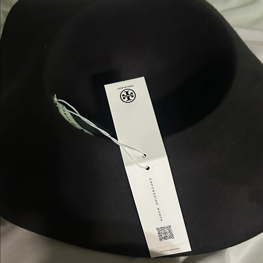 Tory‎ Burch Dark Brown Wide-Brim Hat